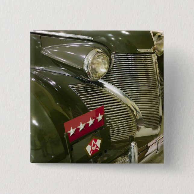 Badge Carré 5 Cm Les Etats-Unis, Kentucky, fort Knox : Musée de (Devant)