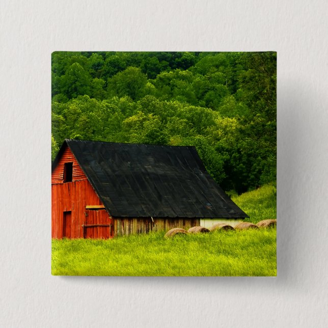 Badge Carré 5 Cm Les Etats-Unis, la Virginie, parc national de (Devant)