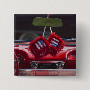 Badge Carré 5 Cm Les Etats-Unis, le Massachusetts, Gloucester.