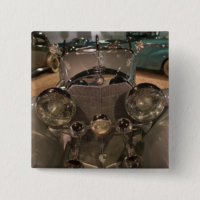 Badge Carré 5 Cm Les Etats-Unis, Nevada_Reno : Musée national 2 (Devant)