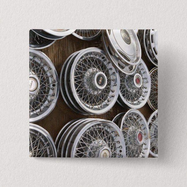 Badge Carré 5 Cm Les Etats-Unis, Nouveau Mexique, Prewitt : (Devant)