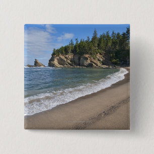 Badge Carré 5 Cm Les Etats-Unis, Orégon, littoral