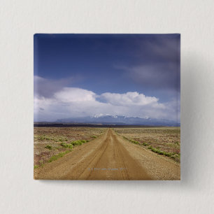 Badge Carré 5 Cm Les Etats-Unis, Utah, paysage de croisement de