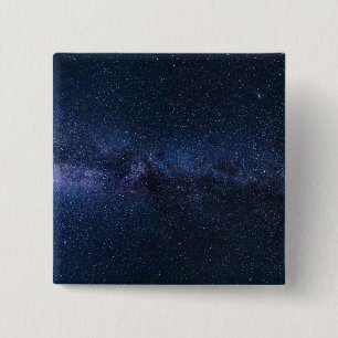 Badge Carré 5 Cm Les étoiles dans la voie lactée