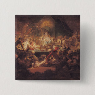 Badge Carré 5 Cm Les franc-maçons de singe