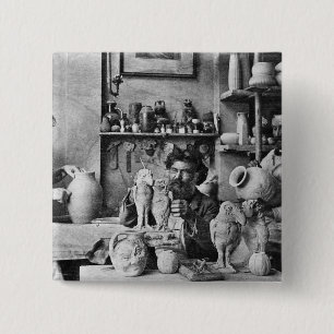 Badge Carré 5 Cm Les frères de Martin