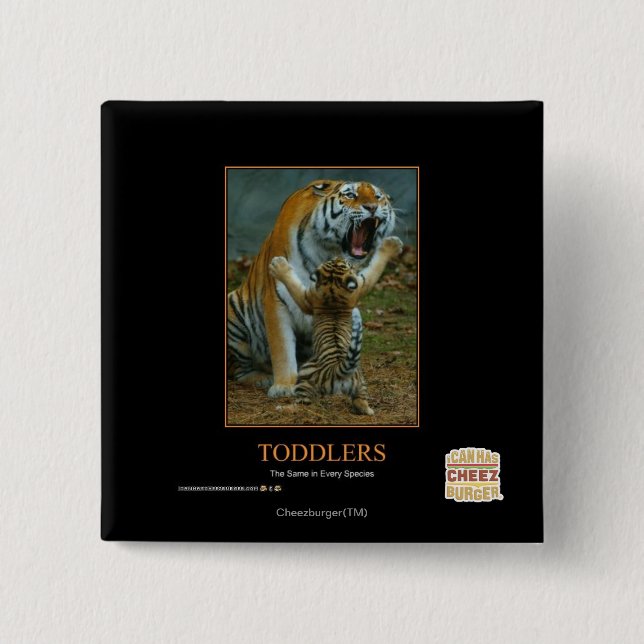 Badge Carré 5 Cm Les jeunes (Devant)