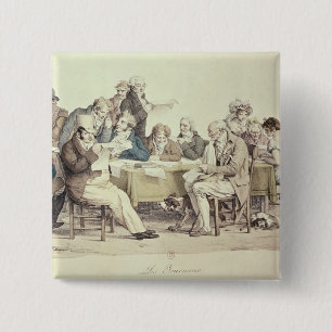 Badge Carré 5 Cm Les journaux