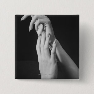 Badge Carré 5 Cm Les mains de la femme