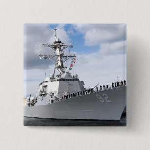 Badge Carré 5 Cm Les marins sont les rails