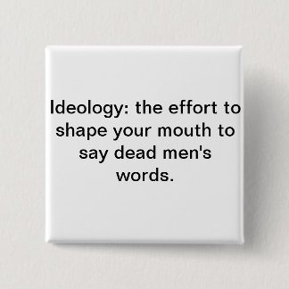 Badge Carré 5 Cm Les mots des hommes morts