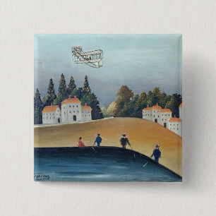 Badge Carré 5 Cm Les pêcheurs à  la ligne, c.1908-09 (huile sur 