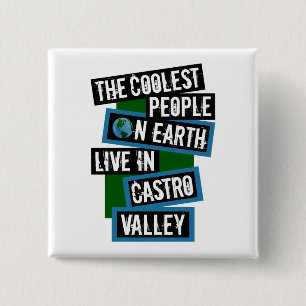 Badge Carré 5 Cm Les Personnes les Plus Cool sur Terre Vivent à Cas