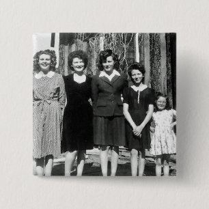 Badge Carré 5 Cm Les soeurs