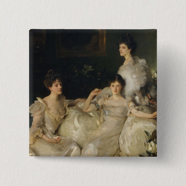 Badge Carré 5 Cm Les soeurs de Wyndham (Devant)