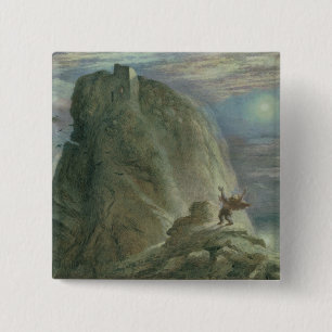Badge Carré 5 Cm Les sorcières autoguident No.2