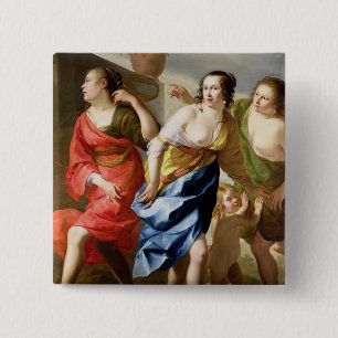 Badge Carré 5 Cm Les trois grâces