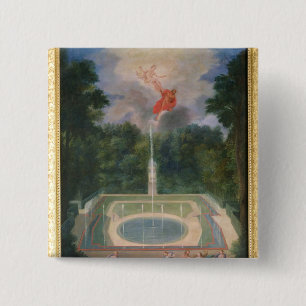 Badge Carré 5 Cm Les vergers de Versailles avec Mars