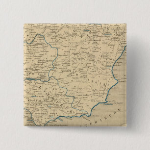 Badge Carré 5 Cm L'Espagne sous les Romains 409 et après JC