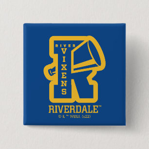Badge Carré 5 Cm Letterman River Vixens