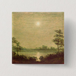 Badge Carré 5 Cm Lever de la lune