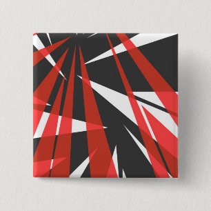 Badge Carré 5 Cm Lever de soleil du Japon Tokyo