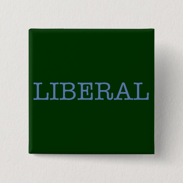 Badge Carré 5 Cm Libéral (Devant)