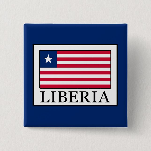 Badge Carré 5 Cm Libéria (Devant)