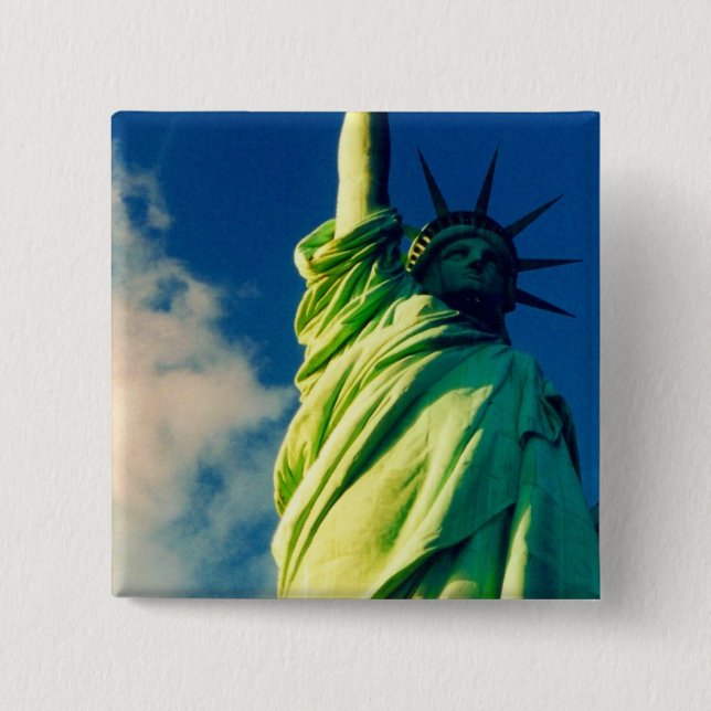 Badge Carré 5 Cm liberté (Devant)