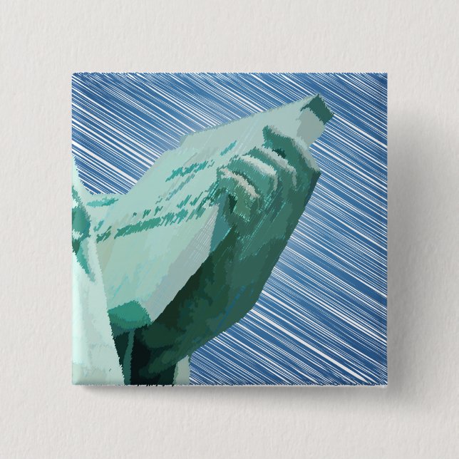 Badge Carré 5 Cm Liberté carrée (Devant)