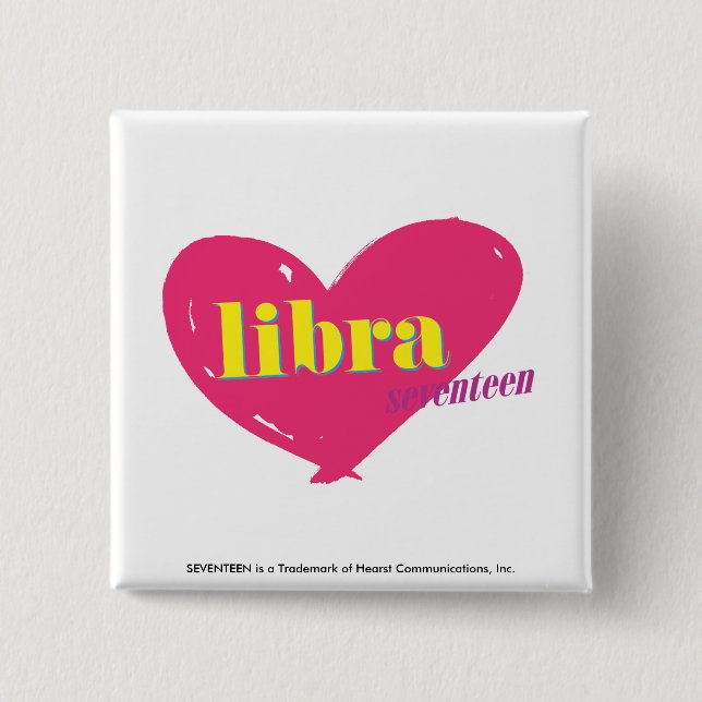 Badge Carré 5 Cm Libra (Devant)