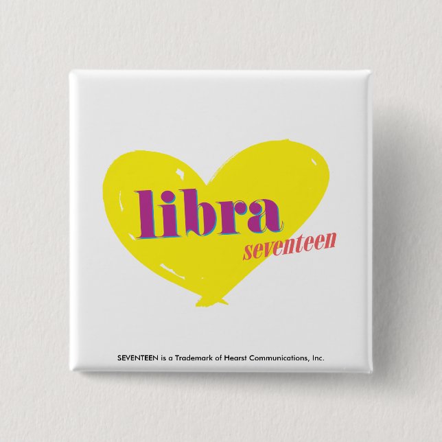 Badge Carré 5 Cm Libra 3 (Devant)
