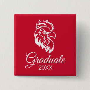 Badge Carré 5 Cm Licence de l'Université d'État de Jacksonville