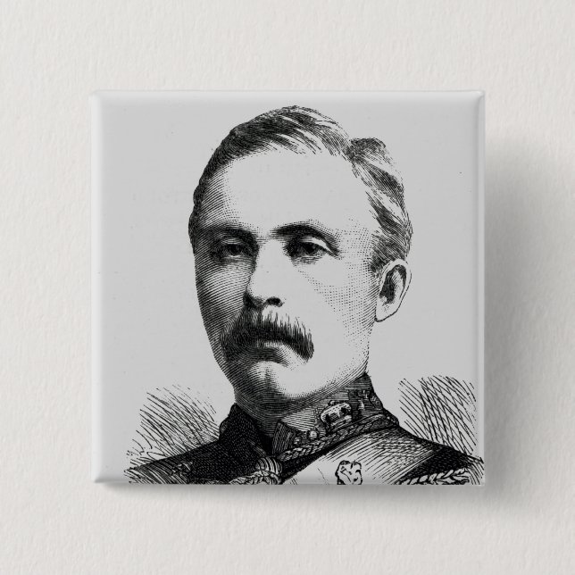 Badge Carré 5 Cm Lieutenant-colonel Hamill Stewart (Devant)