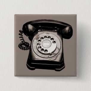 Badge Carré 5 Cm Ligne d'assistance