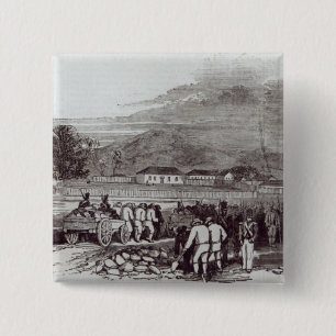 Badge Carré 5 Cm L'Île Norfolk