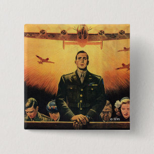 Badge Carré 5 Cm L'Immortel Harpy