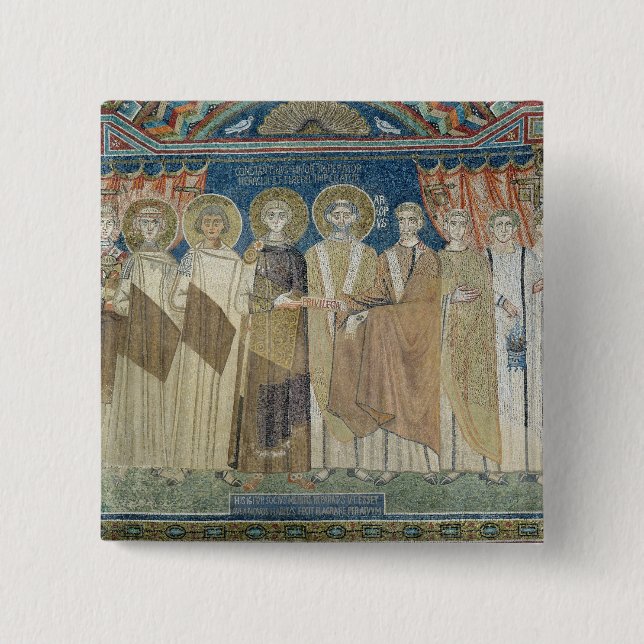 Badge Carré 5 Cm L'immunité d'impôts de concessions de Constantine (Devant)