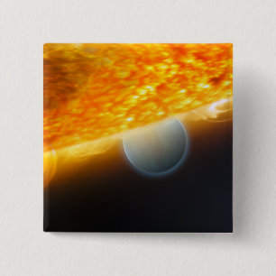 Badge Carré 5 Cm L'impression 3 d'un artiste