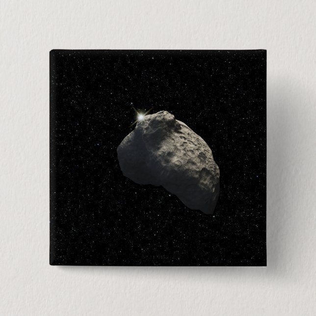 Badge Carré 5 Cm L'impression d'un artiste (Devant)