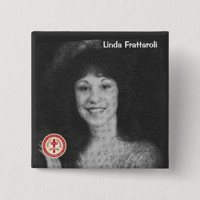 Badge Carré 5 Cm Linda Frattaroli (Devant)