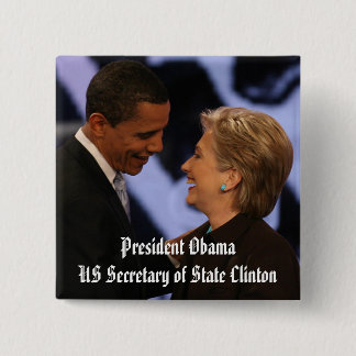 Badge Carré 5 Cm L'investiture du président Obama reste en jeu