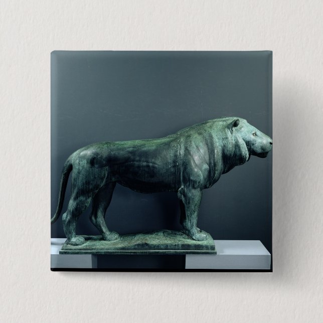 Badge Carré 5 Cm Lion, 1904 (Devant)