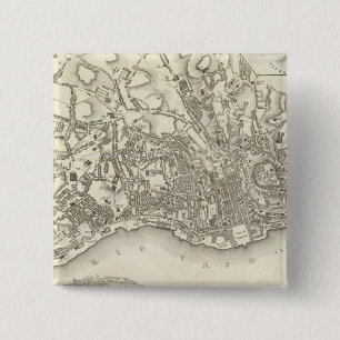 Badge Carré 5 Cm Lisbonne, Portugal