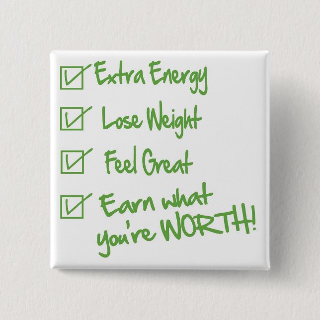 Badge Carré 5 Cm Liste de contrôle (Devant)