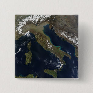 Badge Carré 5 Cm L'Italie 3