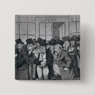 Badge Carré 5 Cm Lloyds extérieur de Londres