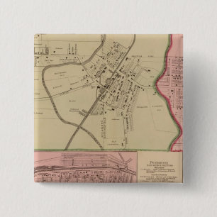 Badge Carré 5 Cm Lockland, Reading, Ohio