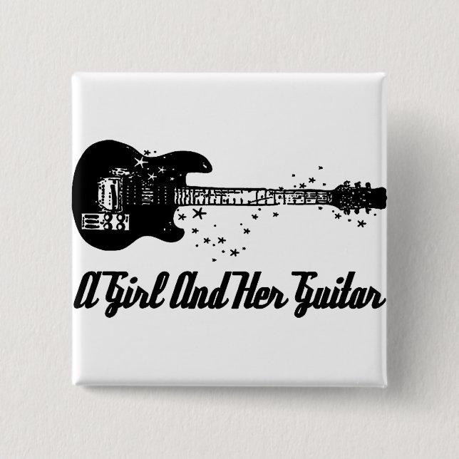 Badge Carré 5 Cm Logo 2" Pin/bouton (Devant)