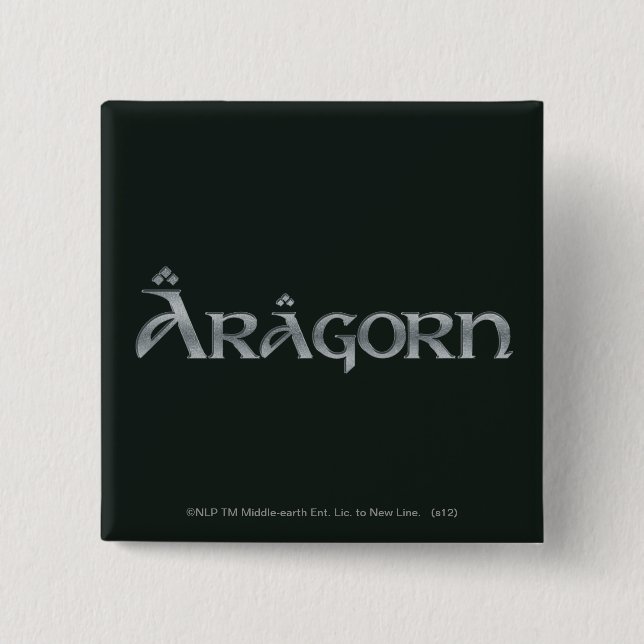 Badge Carré 5 Cm Logo Aragorn (Devant)